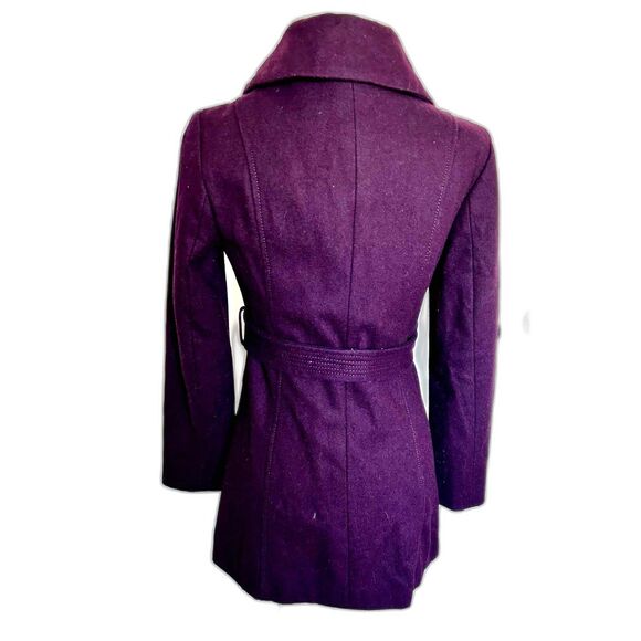 Nine West Winter Size 2 Woman Wool Blend Coat in Plum - Picture 2 of 7